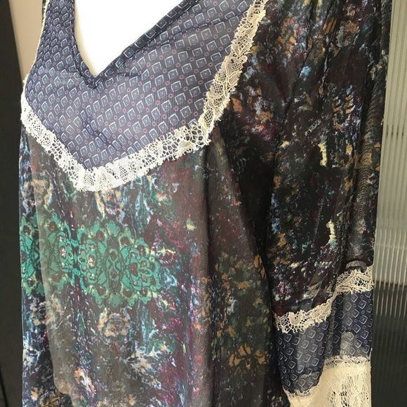 Sheer boho top by Gimmicks by BKE - Picture 3 of 5